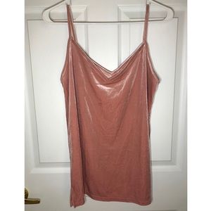 Old Navy Coral Velvet Camisole